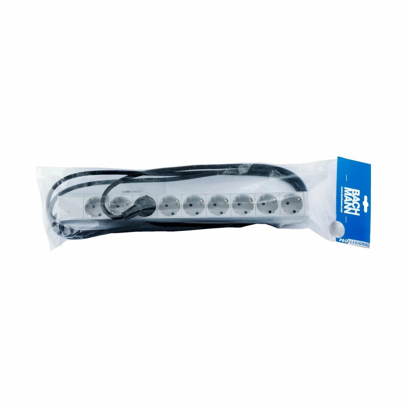 Bachmann Bachmann razdelilec rack 9x250V ALU 3m siv 333.4047 Razdelilci 220V