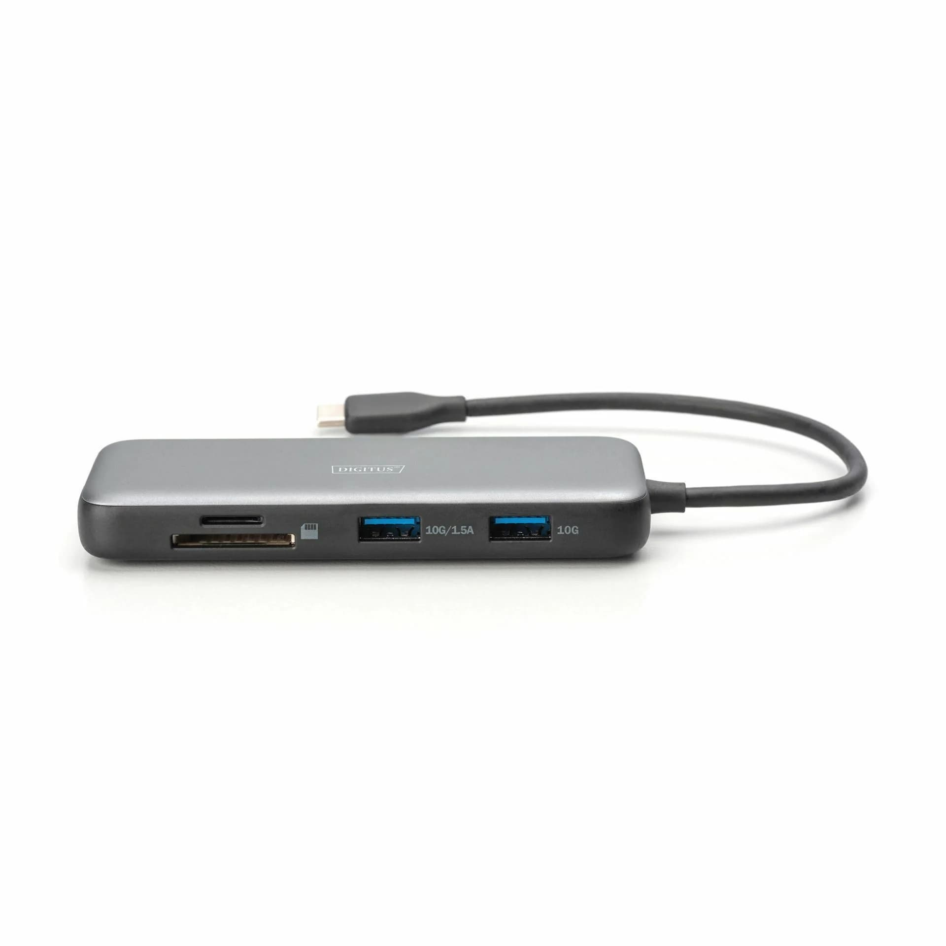Digitus Digitus priklopna postaja USB 3.2 TipC 8v1 4K siva DA-70915 Priklopne postaje