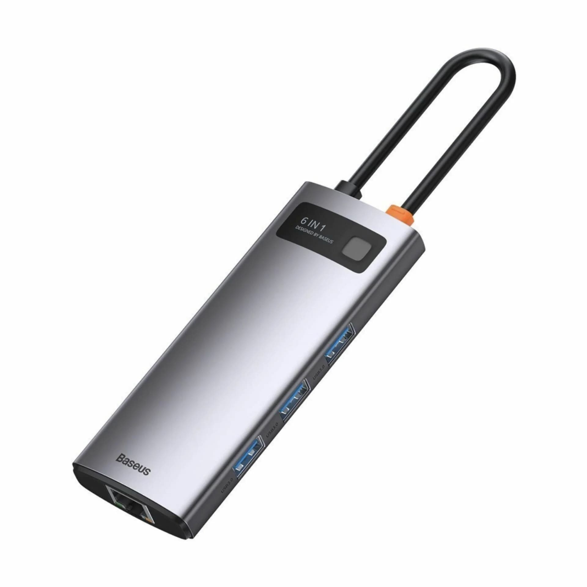 Baseus Baseus priklopna postaja USB 3.1 TipC 6v1 4K siva CAHUB-CW0G Priklopne postaje