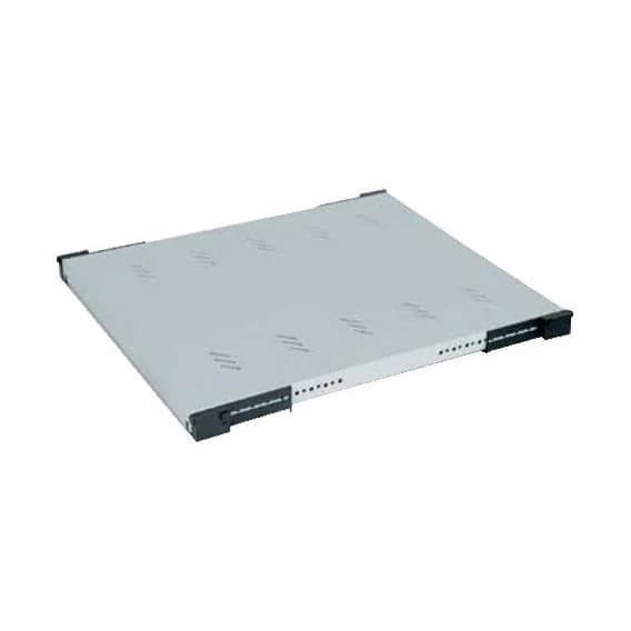 Triton polica rack 1U 650mm - 80kg siva