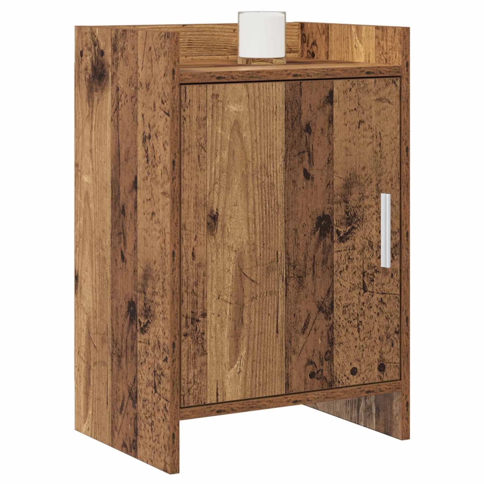 Posteljne mize 2 kos Star les 40 x 30 x 60 cm Inženirski les - slika 2