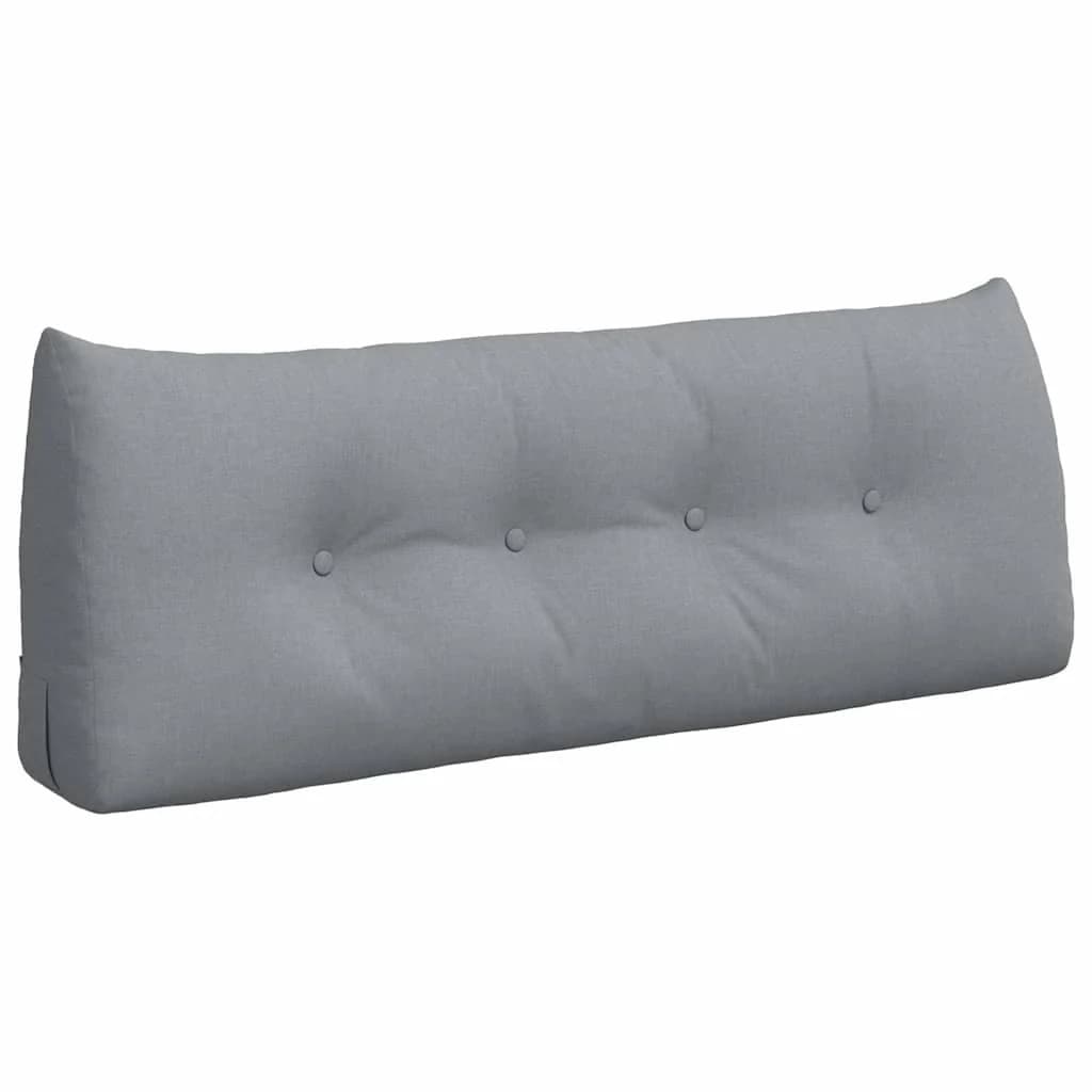 Poglavni vzglavnik Svetlo siva 120 x 24 x 50 cm blago - slika 2