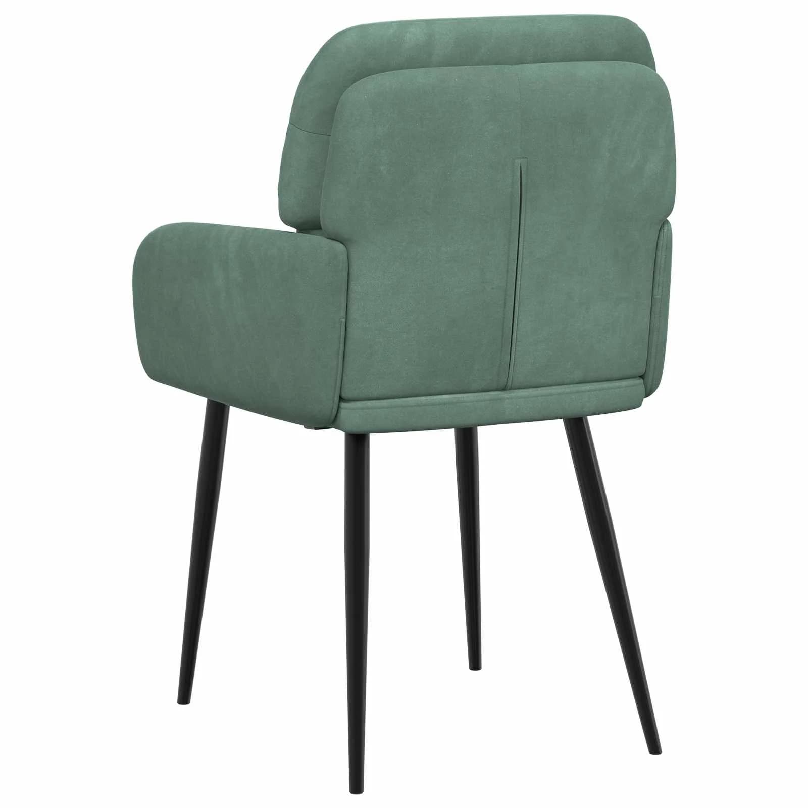 Jedilni stoli 6 kos Žamet Morsko zelena 59 x 59,5 x 90 cm - slika 5