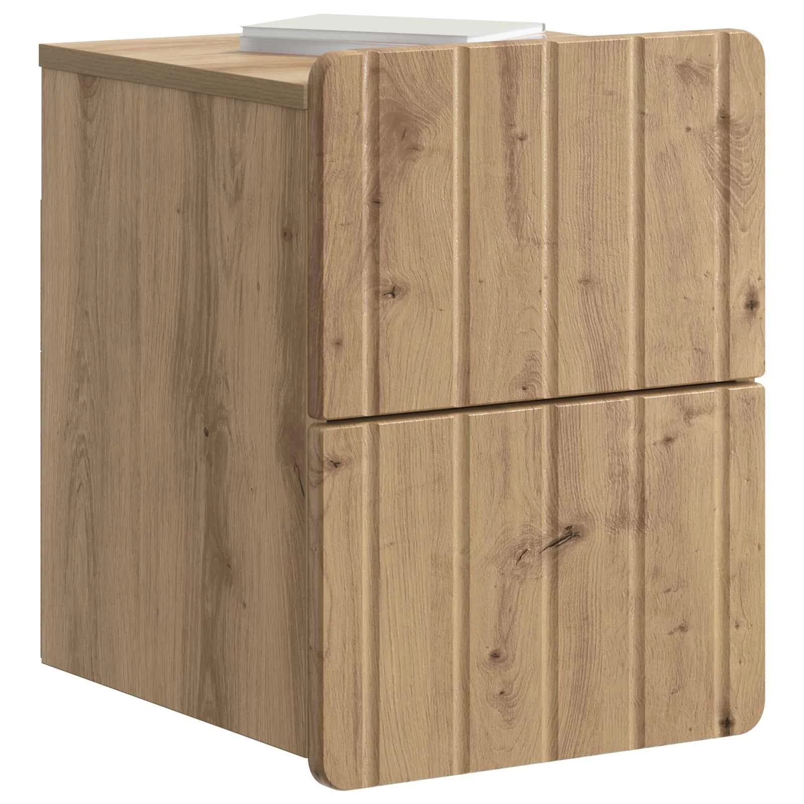 Stenski nočni omarici Artisan hrast 33 x 34,5 x 43 cm - slika 3