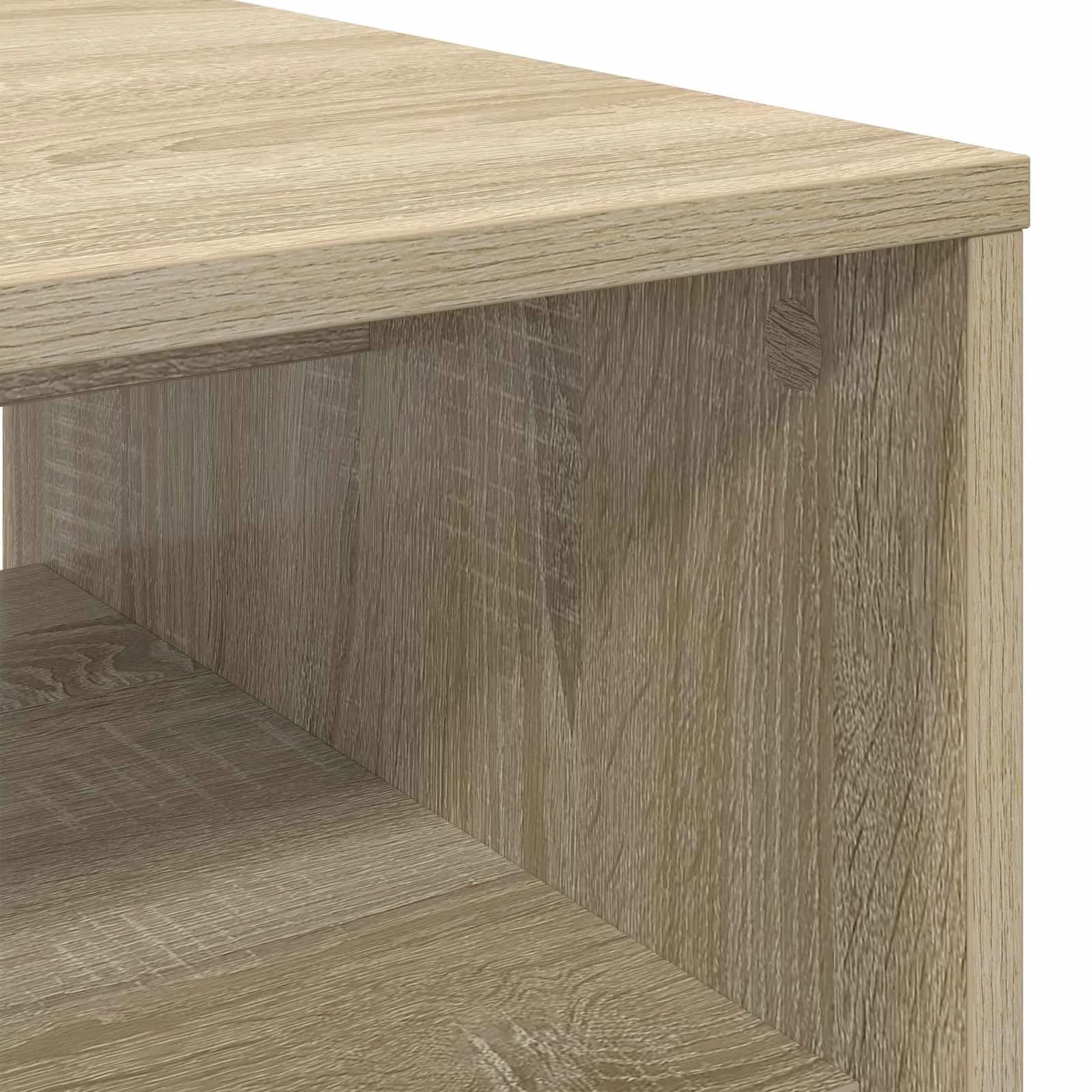 Klubska miza Sonoma hrast 80 x 50 x 40 cm Inženirski les - slika 8