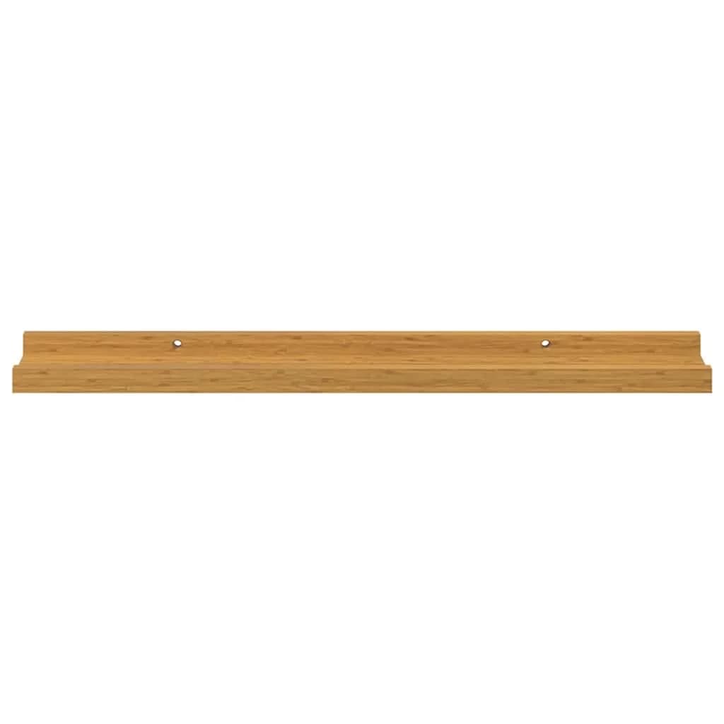 Stenska polica Montaža za steno 4 kos Bež 60 x 9 x 3 cm - slika 7