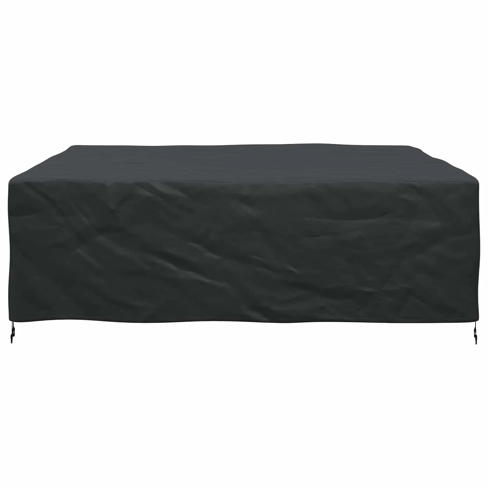 Prevleka za pohištvo Enobarvno Črna 235 x 235 x 70 cm 420D - slika 9