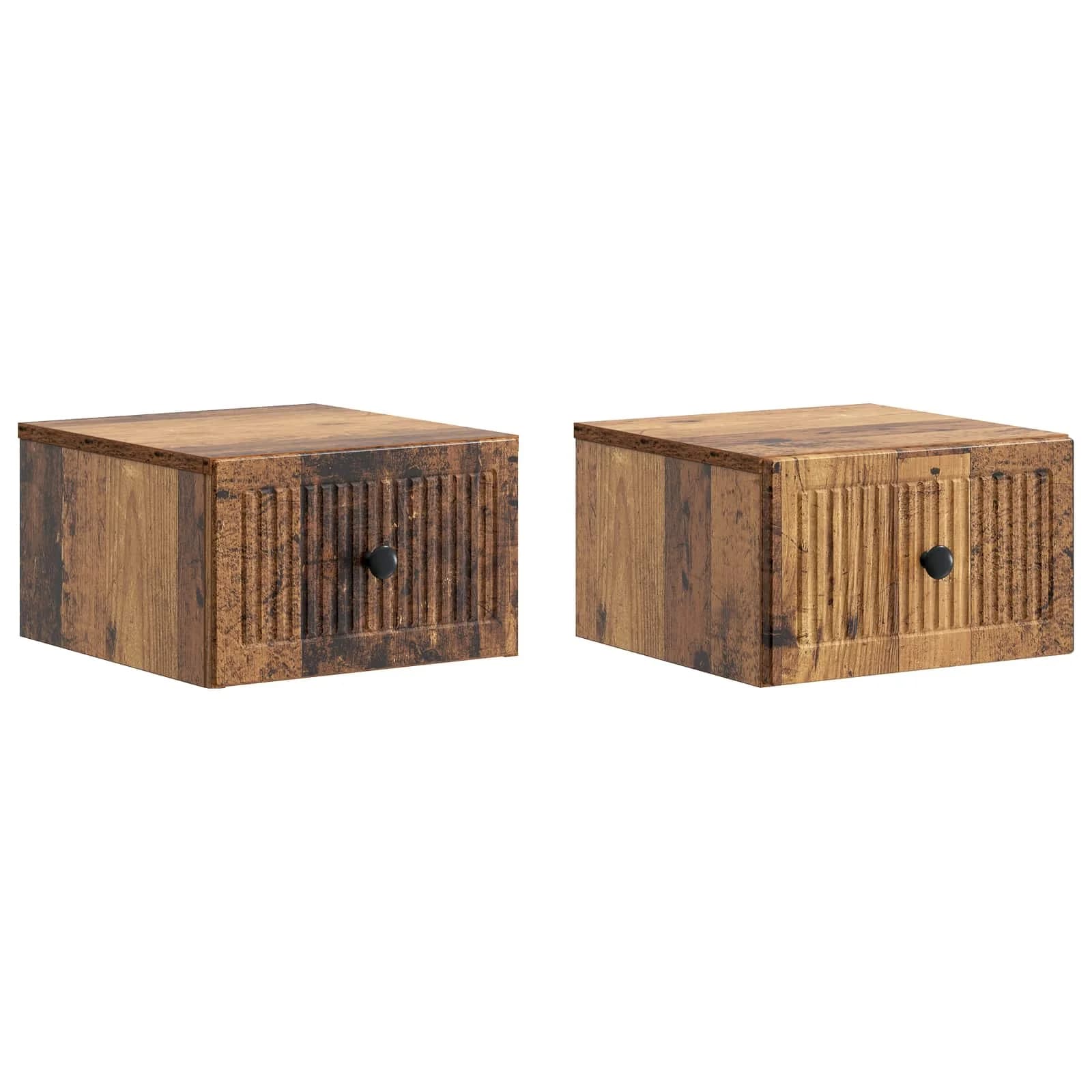 Stenski nočni omarici 2 kos Star les 33 x 34,5 x 20 cm - slika 2