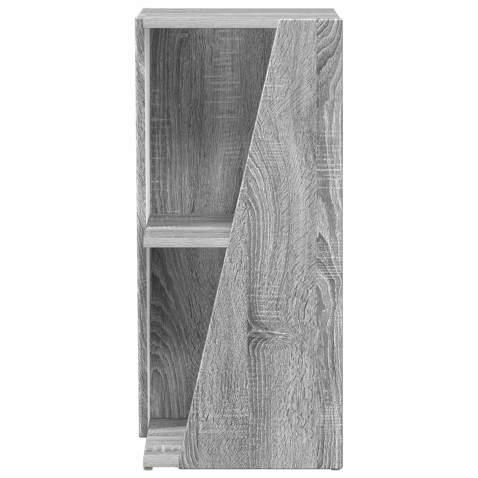 Stranski polic 33 x 32 x 70,5 cm Inženirski les Siva Sonoma - slika 5
