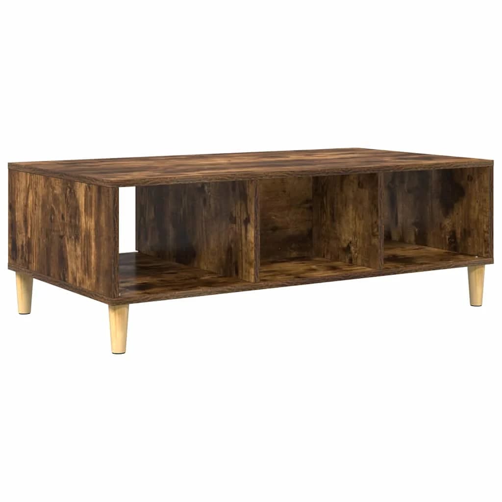 Klubska miza Dimljeni oreh 102 x 55 x 35 cm Inženirski les - slika 8