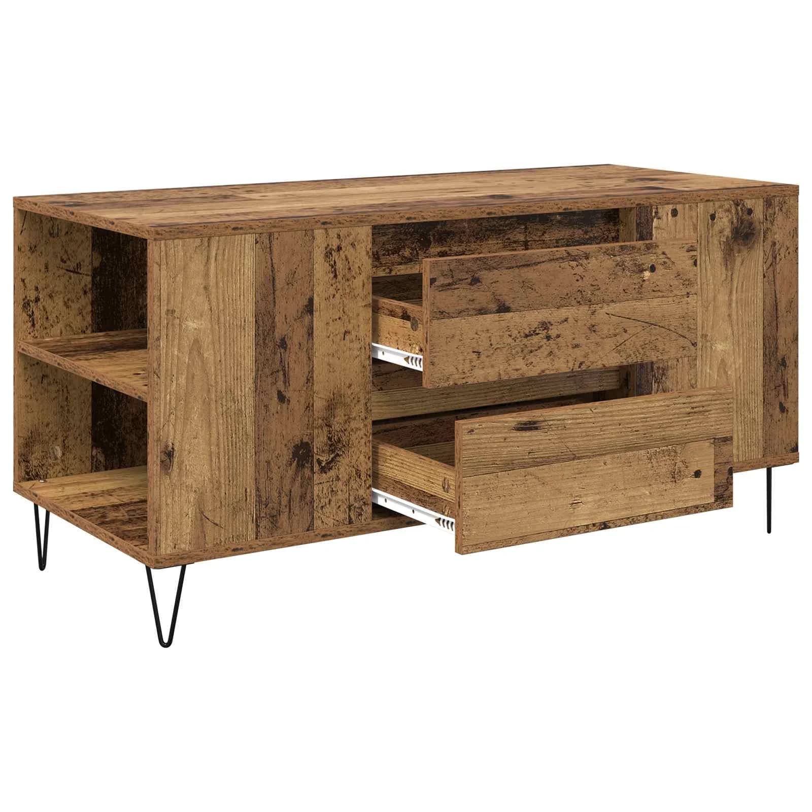 Klubska miza Star les 102 x 44,5 x 50 cm Inženirski les - slika 5