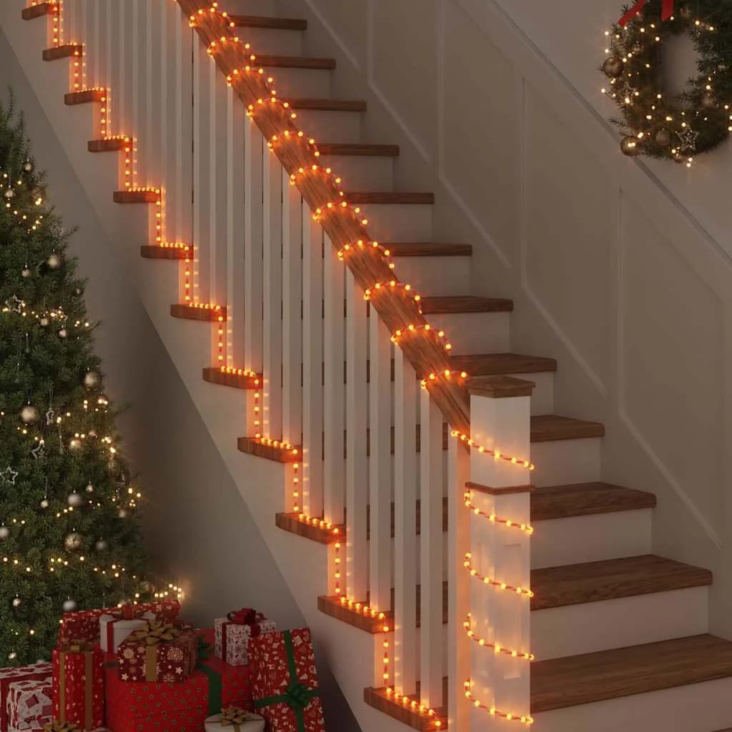Osvetljena vrv med 480 LED Toplo bela 20 m PVC - slika 4