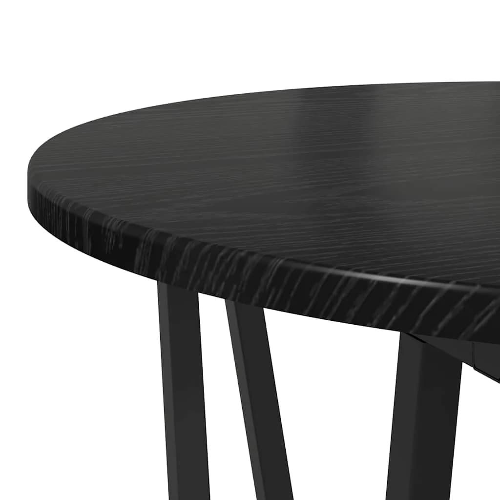 Komplet stranskih mizic 2 kos Črna Orehovina 50 x 50 x 50,5 cm - slika 7