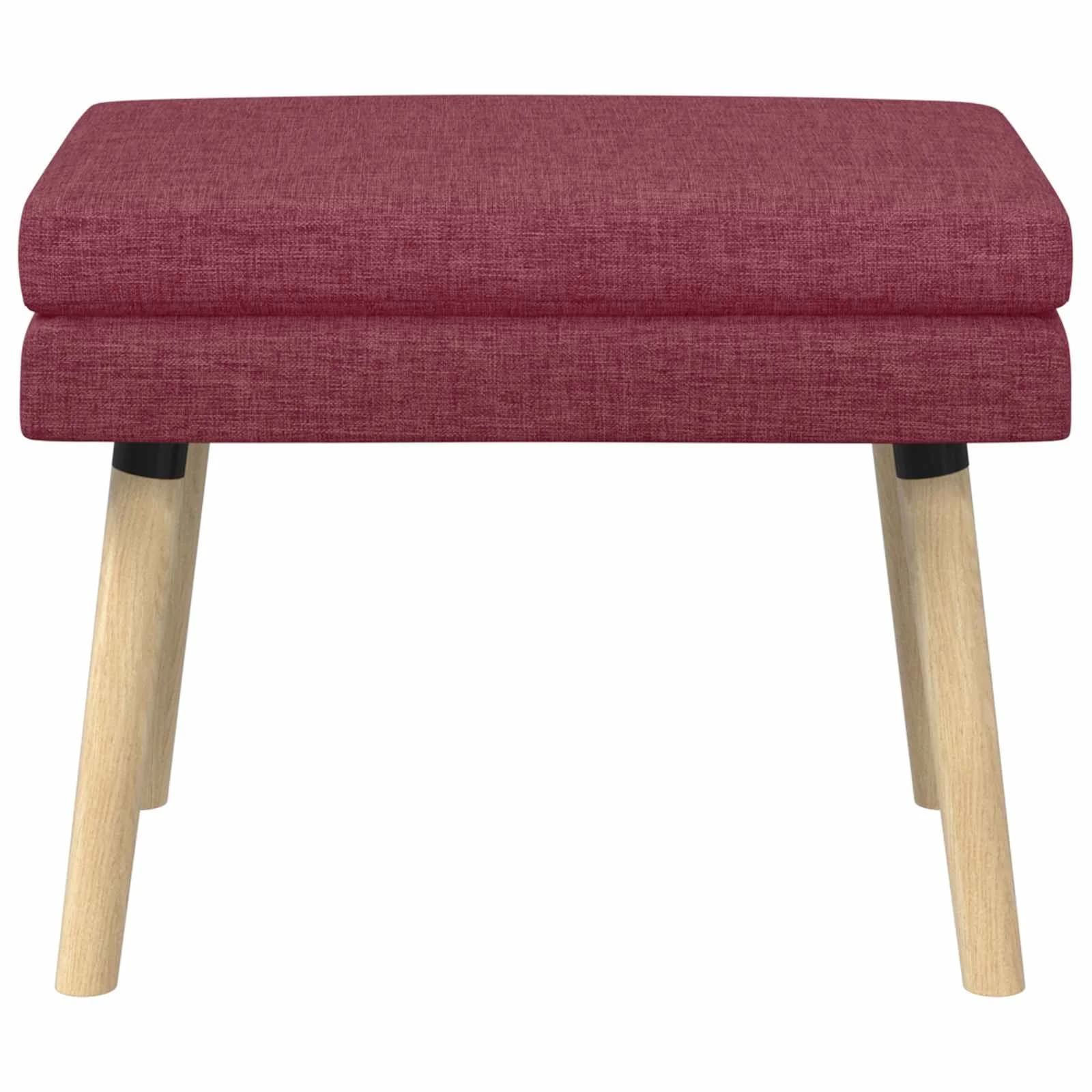 Dvojna klop Vinorodna rdeča 60 x 40 x 46 cm Blago - slika 5