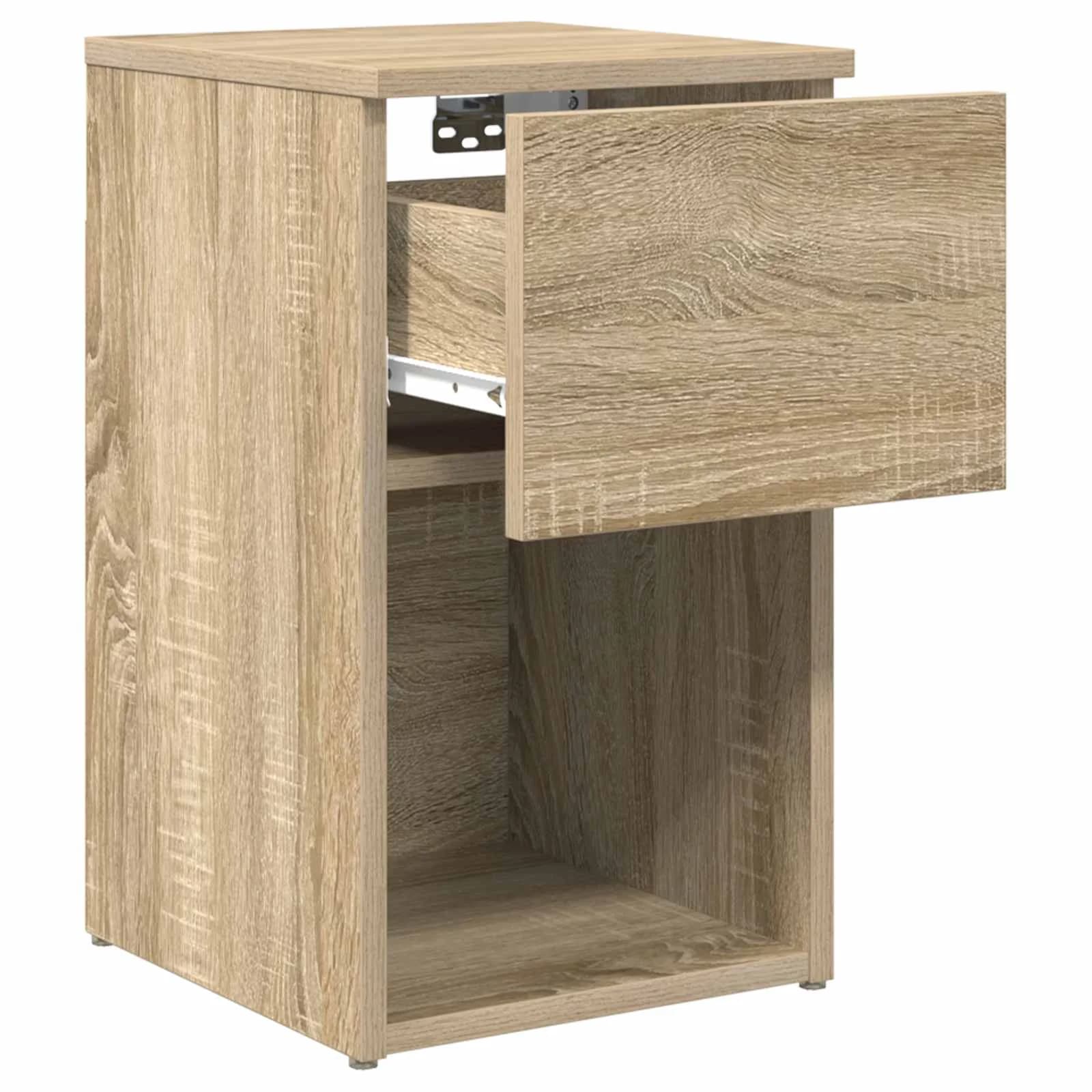 Posteljna omarica 2 kos Sonoma hrast 29 x 31,5 x 49 cm - slika 6