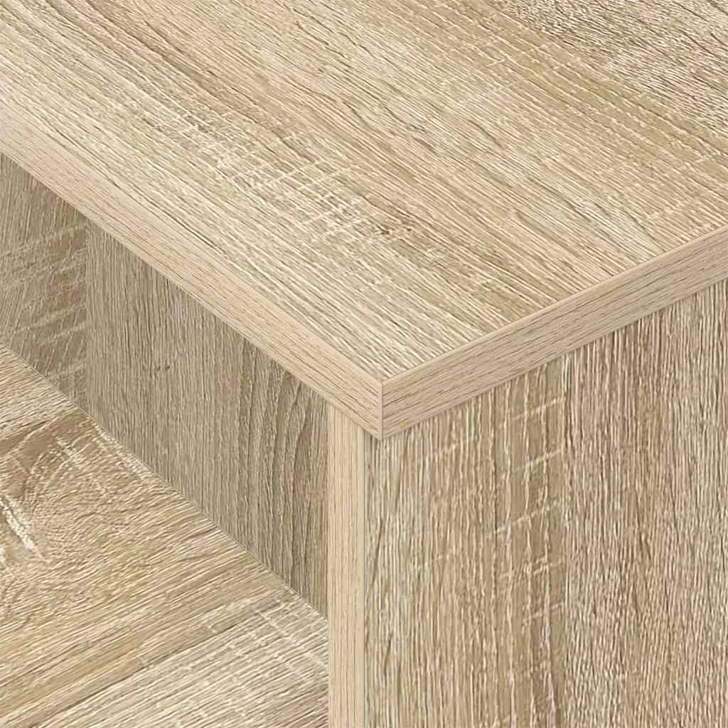 Konzolna miza Sonoma hrast 91,5 x 35 x 38,5 cm Inženirski les - slika 9