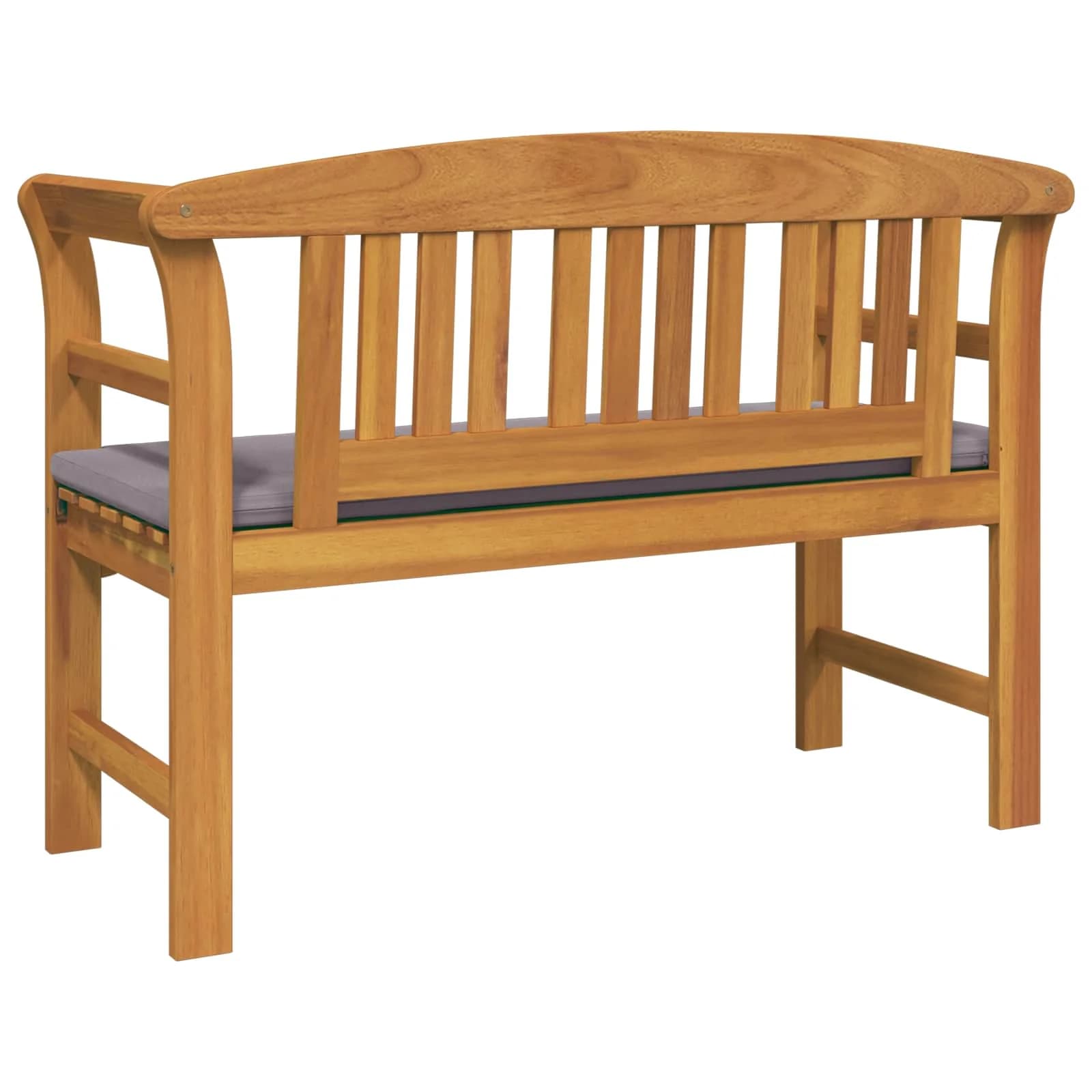 Klop s rozami Naravna 114 x 46 x 82,5 cm Masiven les akacije - slika 6