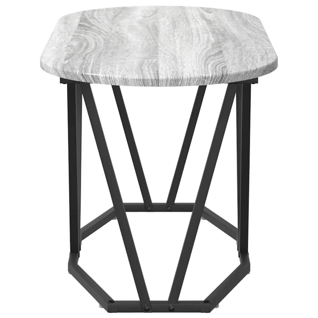 Klubska miza Siva 80 x 40 x 40.5 cm - slika 6