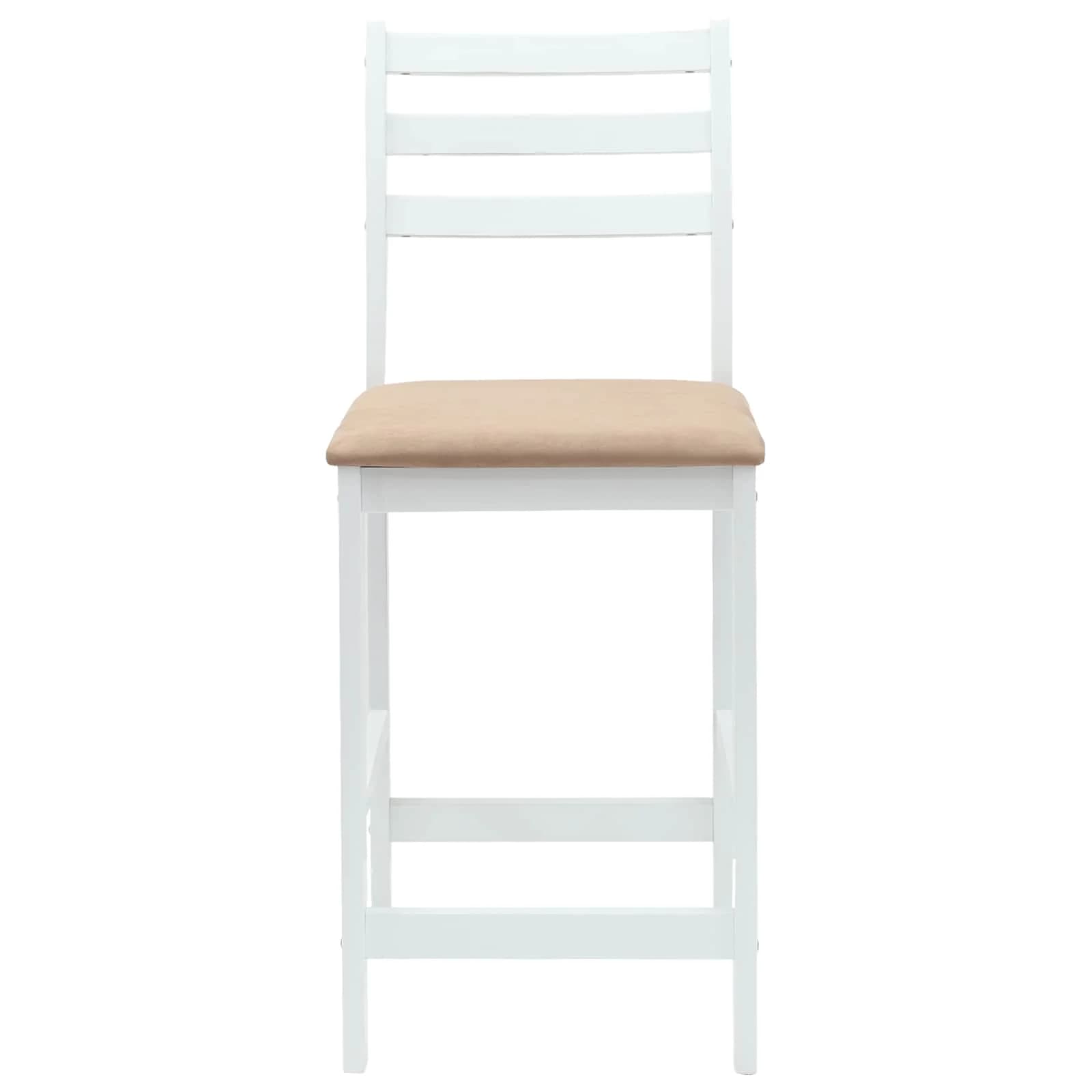 Jedilni stoli 2 kos Masivno gumovo les Bela 40 x 47,5 x 99,5 cm - slika 5