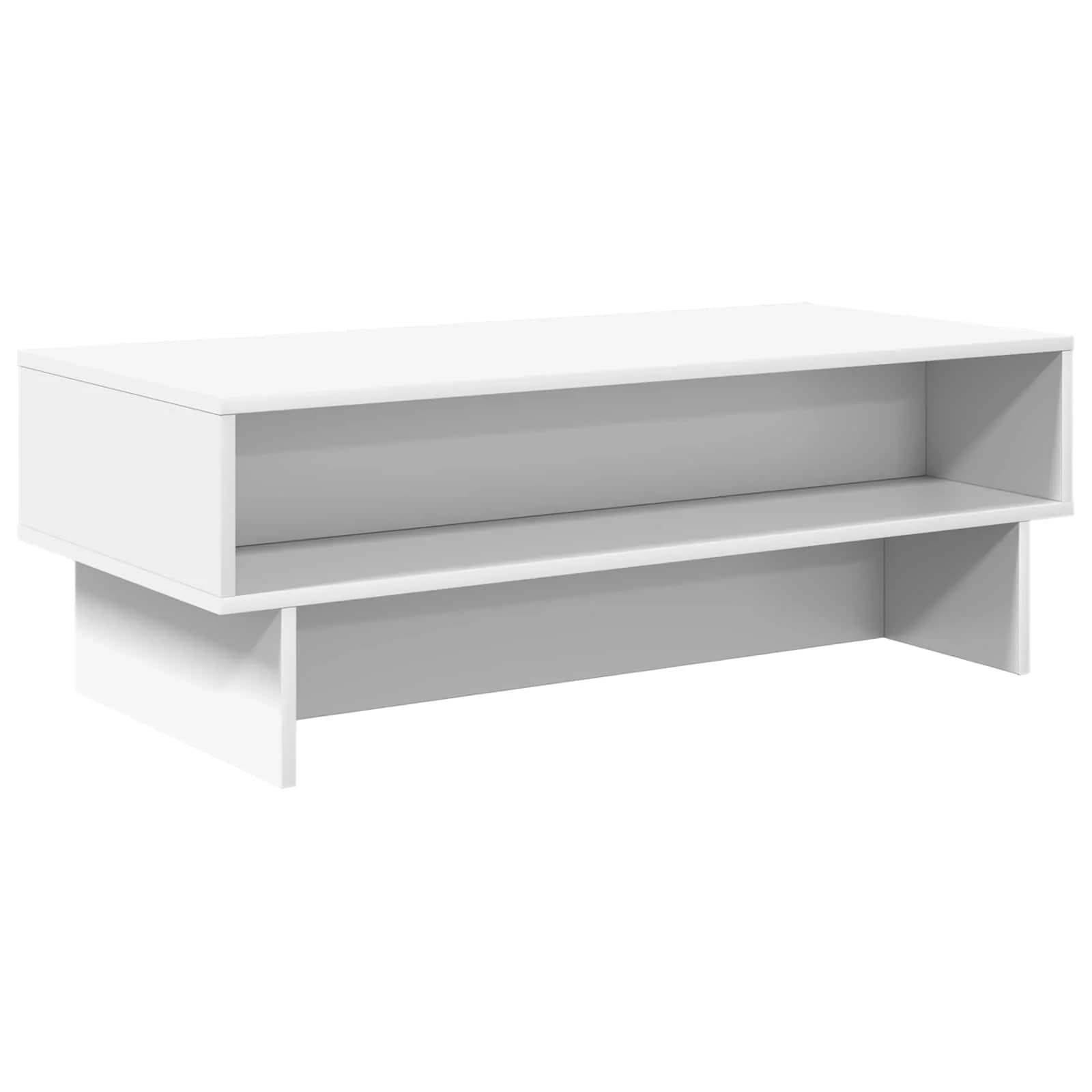 Klubska miza Bela 100 x 46 x 35 cm Inženirski les - slika 7