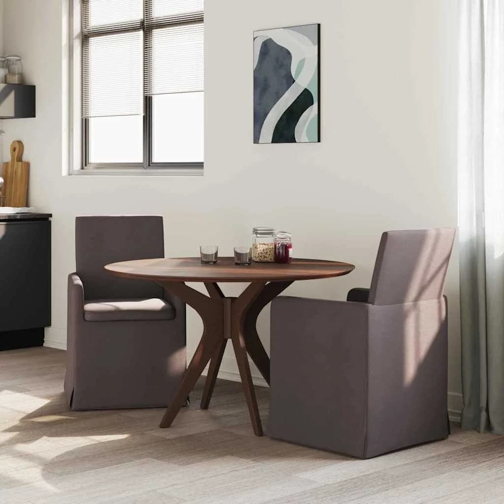 Jedilni stoli 2 kos blago Temno rjava 57 x 67 x 95 cm - slika 3
