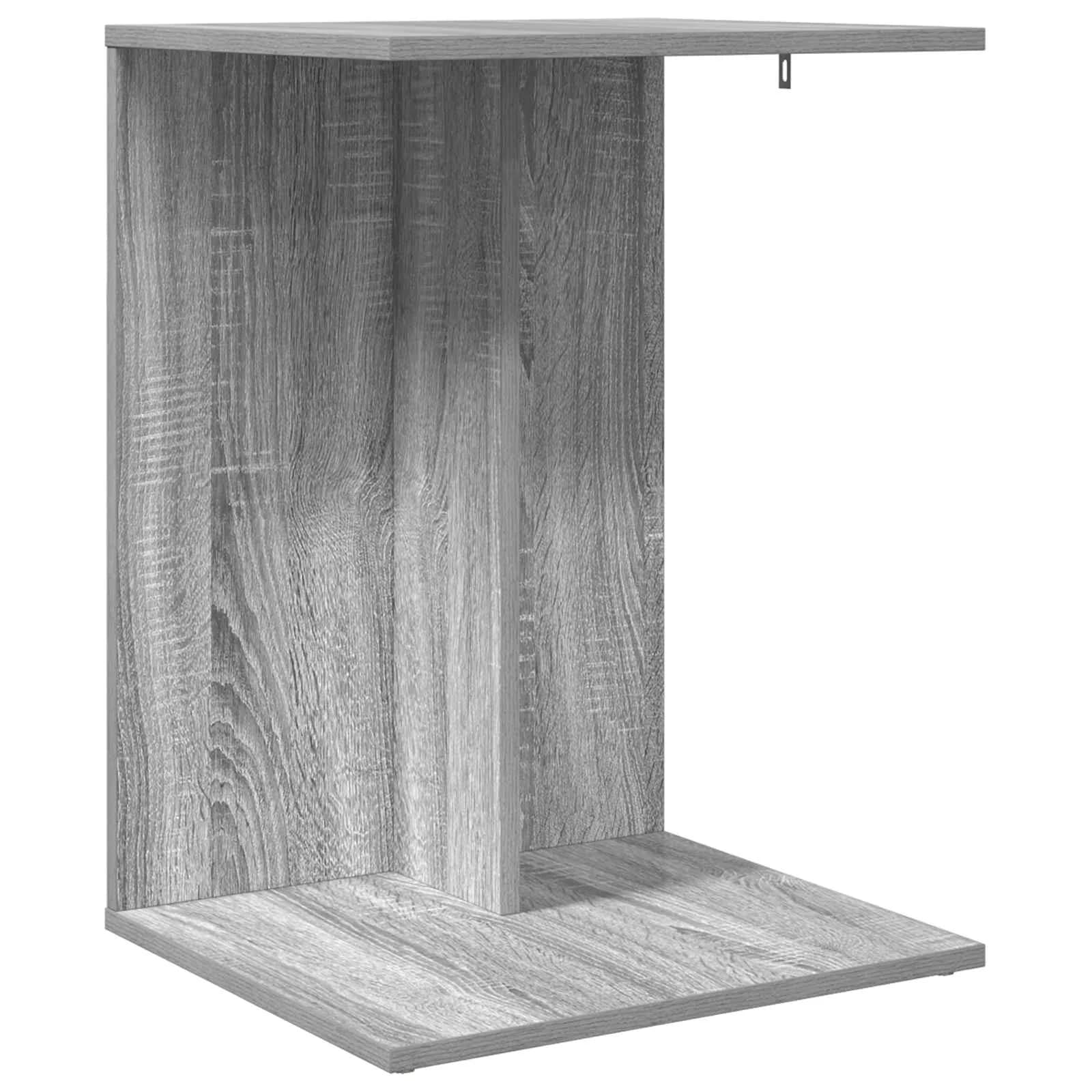 Stranska miza Siva Sonoma 45 x 40 x 62,5 cm Inženirski les - slika 2