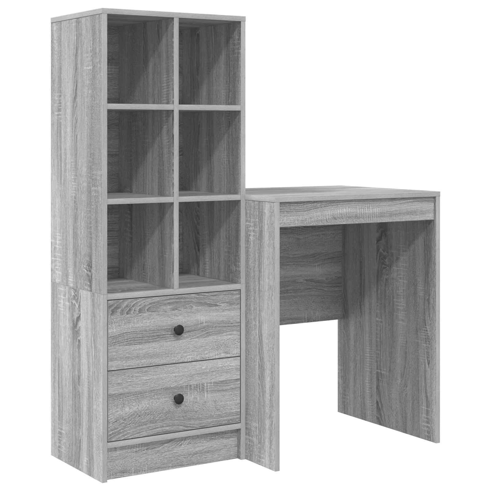 Miza Siva Sonoma 105,5 x 50 x 127 cm 2 kos - slika 2