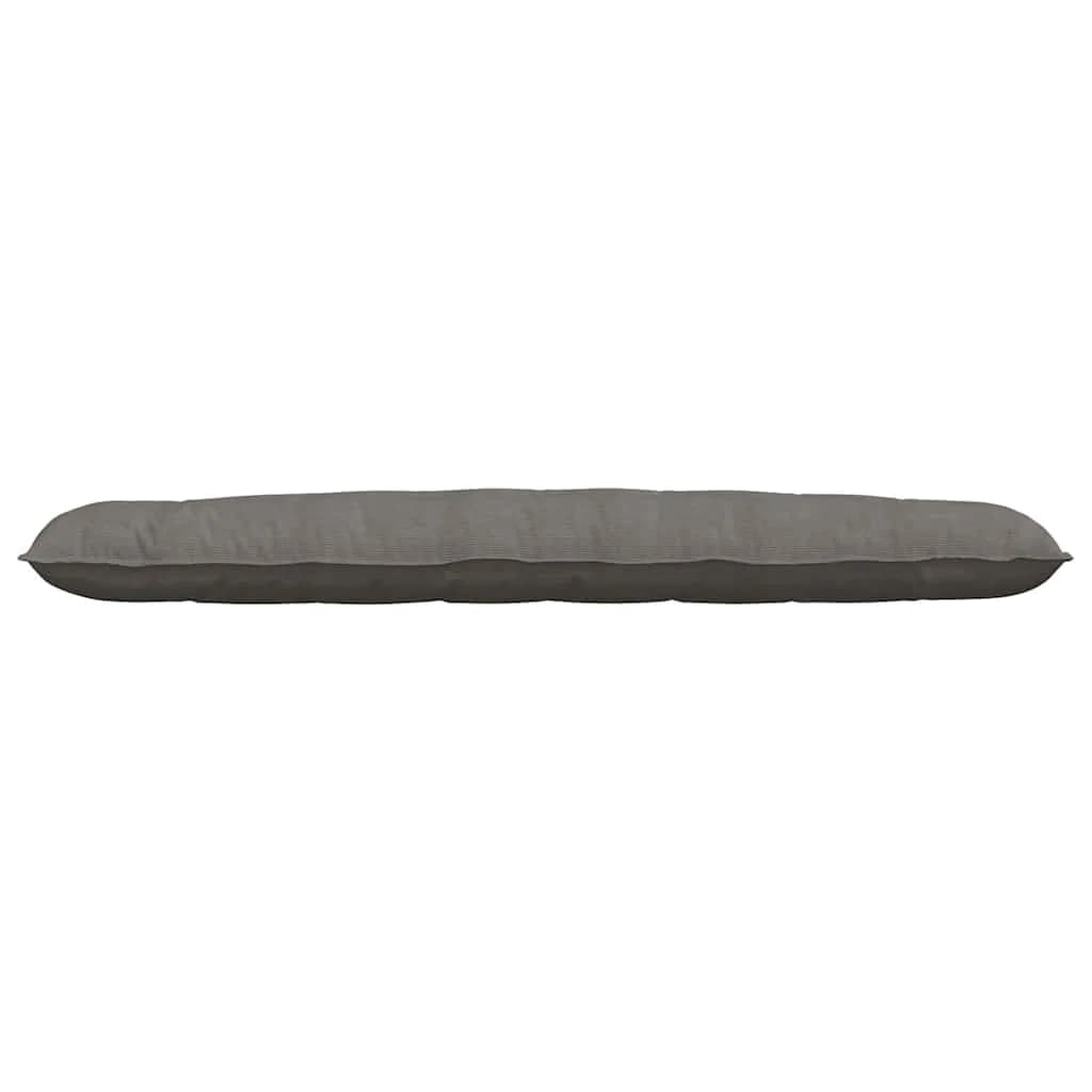 Poglavni vzglavnik Svetlo siva 200 x 50 cm Žametna tkanina - slika 5