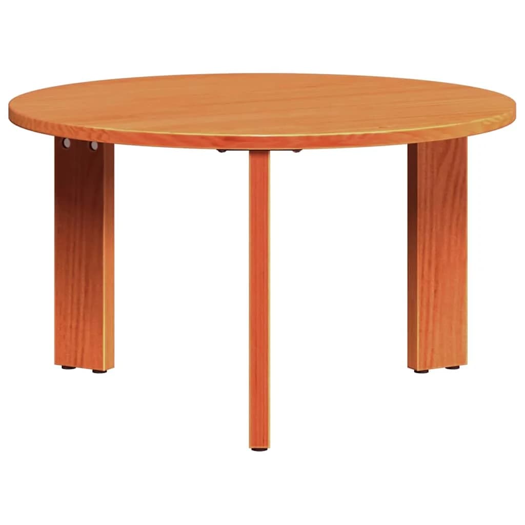 Klubska miza 2 kos Voskast rjav 47,5 x 47,5 x 27 cm - slika 7
