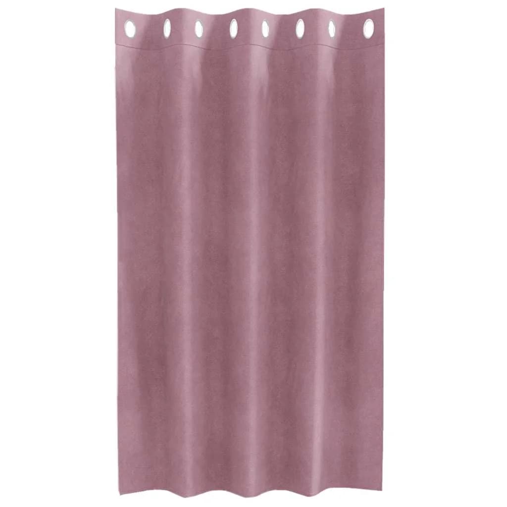 Zatemnitvene zavese 2 kos Temno roza 140 x 140 cm Žamet - slika 4