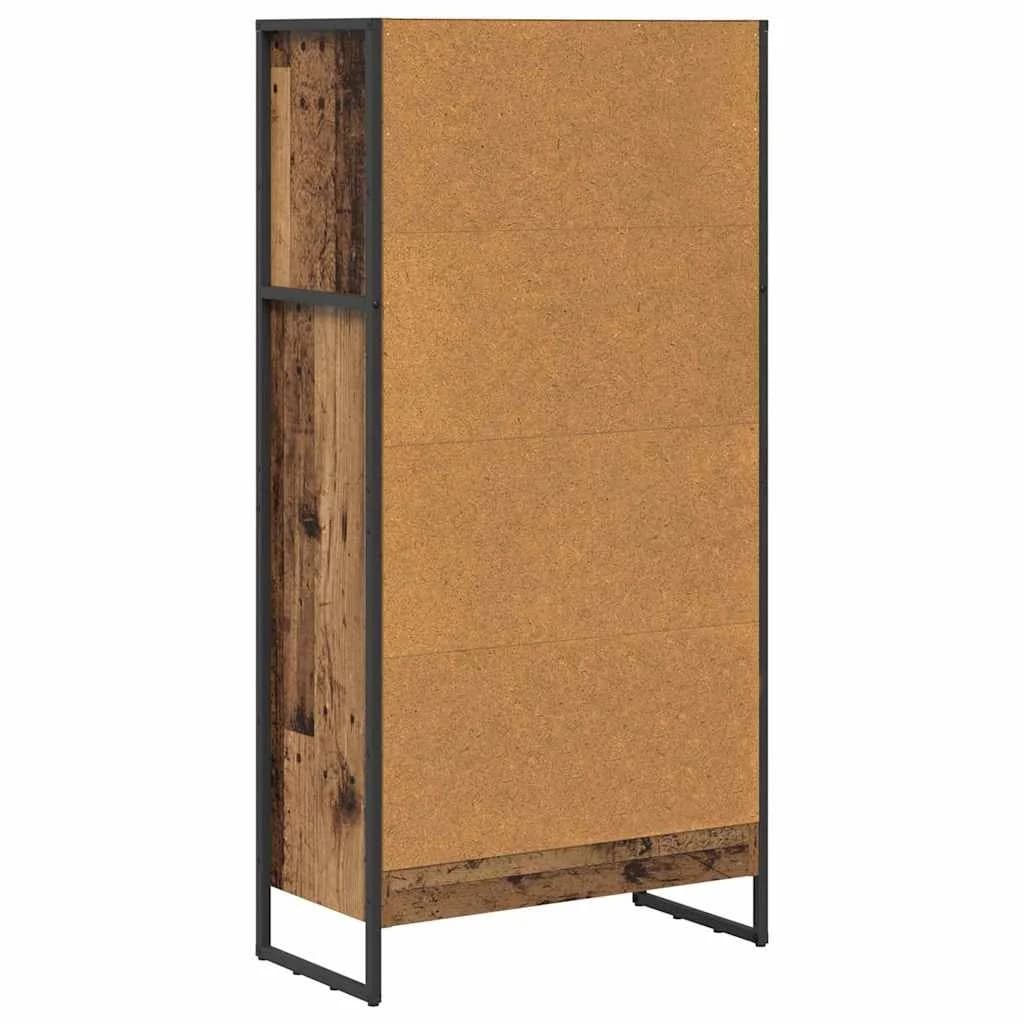 Knjigovni omar 60 x 30 x 121 cm Inženirski les Star les - slika 7