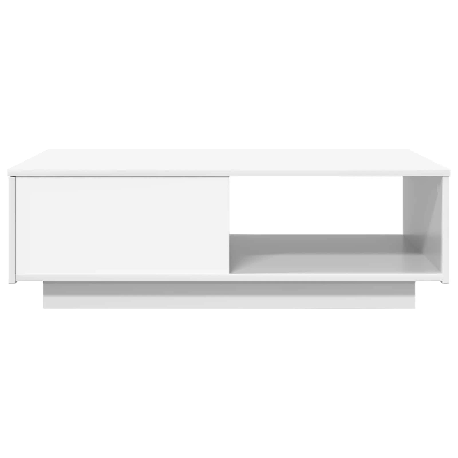 Klubska miza Bela 95 x 55 x 31 cm Inženirski les - slika 6