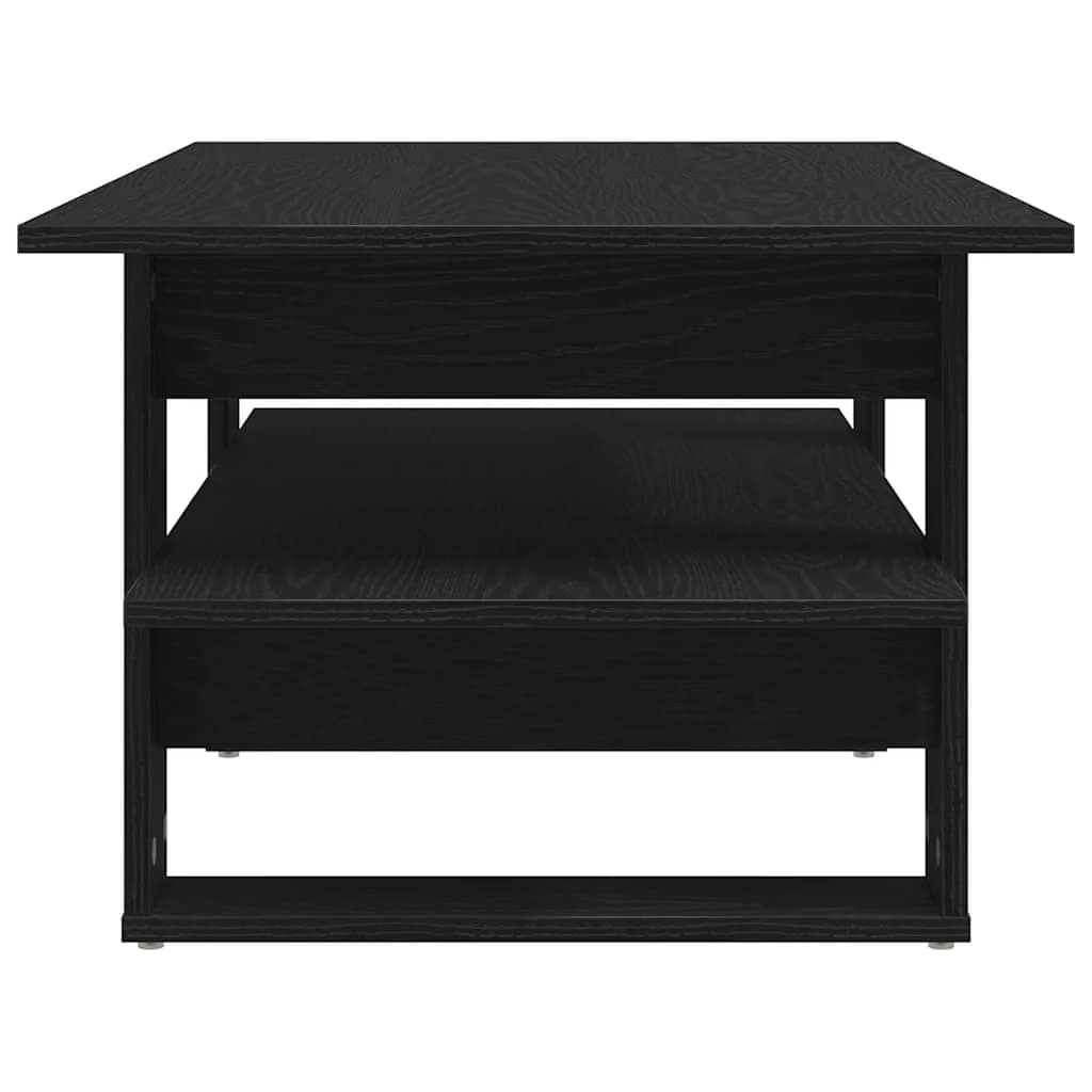 Klubska miza Črna Orehovina 102 x 55 x 42 cm Inženirski les - slika 7