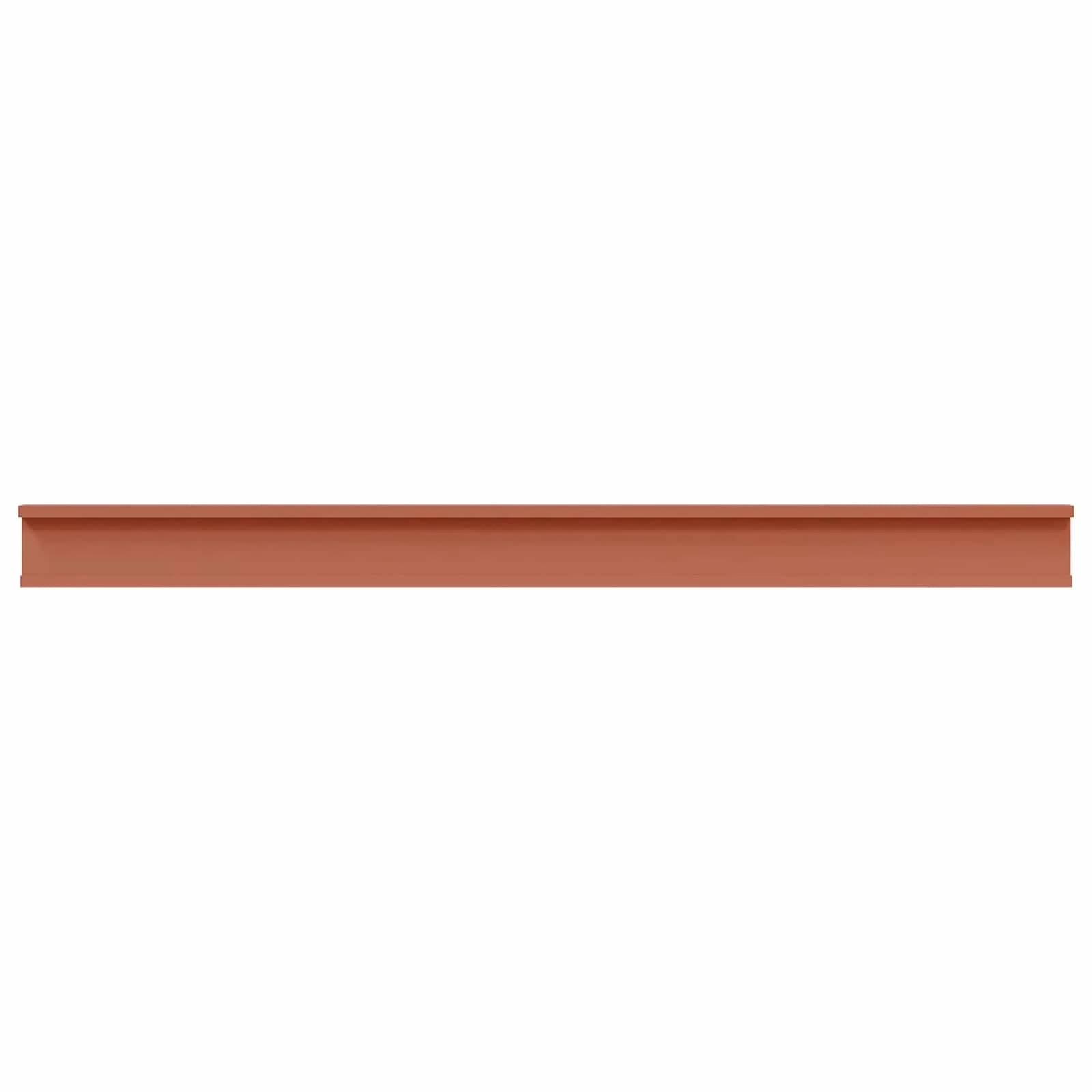 Stenska polica Montaža za steno 2 kos Rdeča 115 x 9 x 3 cm - slika 10