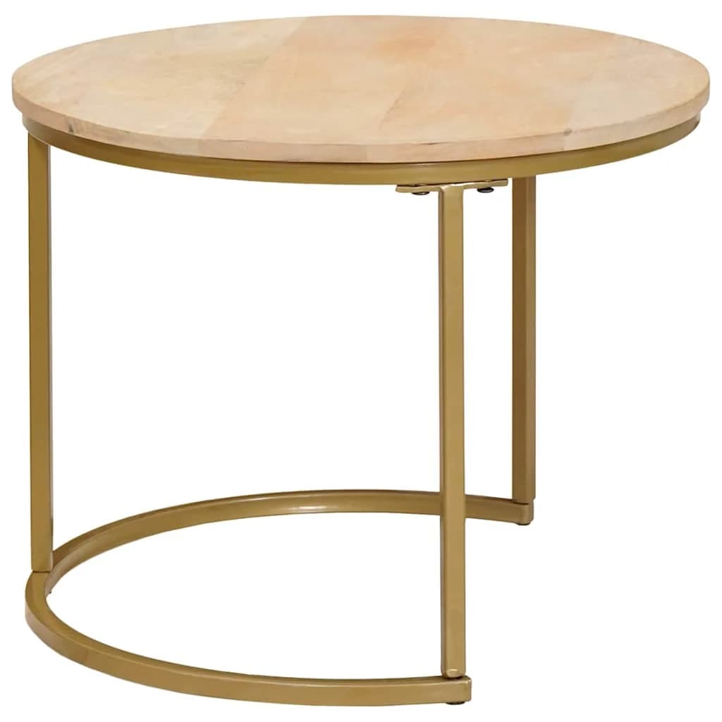 Mize za kavo z gnezdenjem 3 kos Rjava 60 x 60 x 45 cm - slika 7