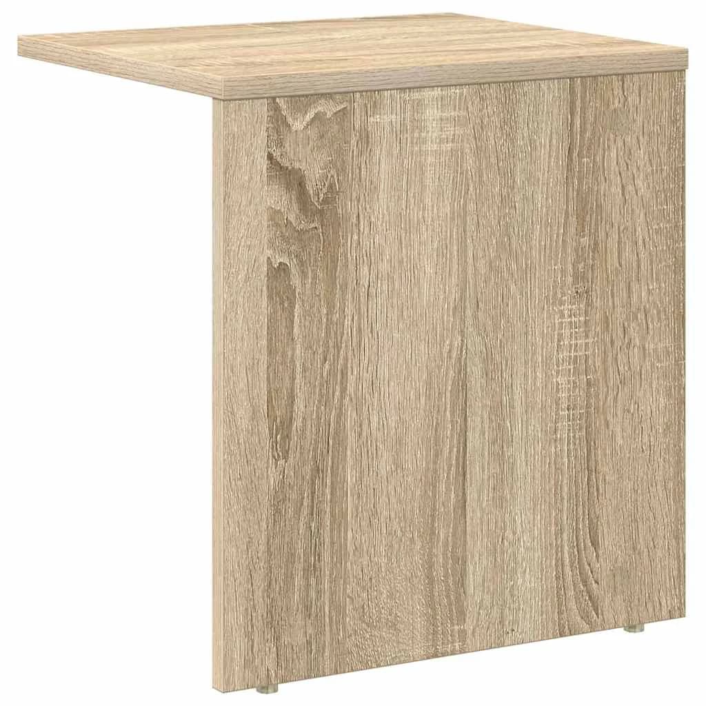 Stranska miza 2 kos Sonoma hrast 37 x 32 x 40 cm Inženirski les - slika 8