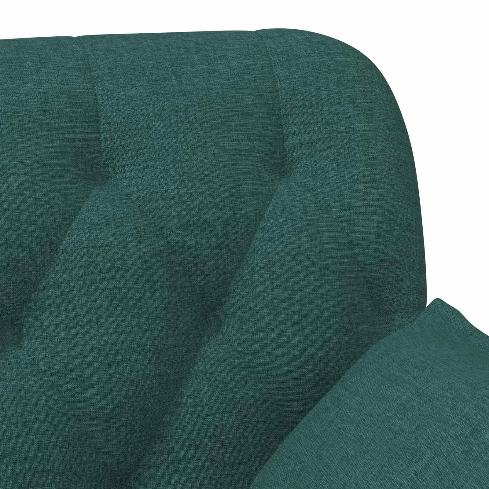 Dvojnica s gumbi Temno zelena 111 x 68 x 80 cm Blago - slika 7