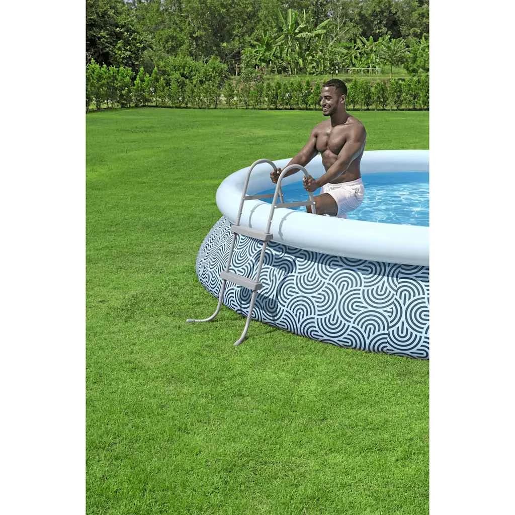 Bestway Lestev za bazen z 2 stopnicama Flowclear 84 cm - slika 3