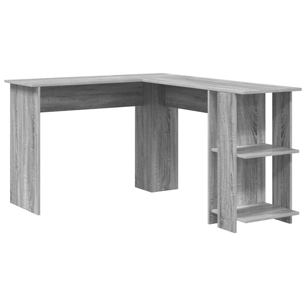 Kotniška miza Siva Sonoma Inženirski les 140 x 113,5 x 75 cm - slika 2