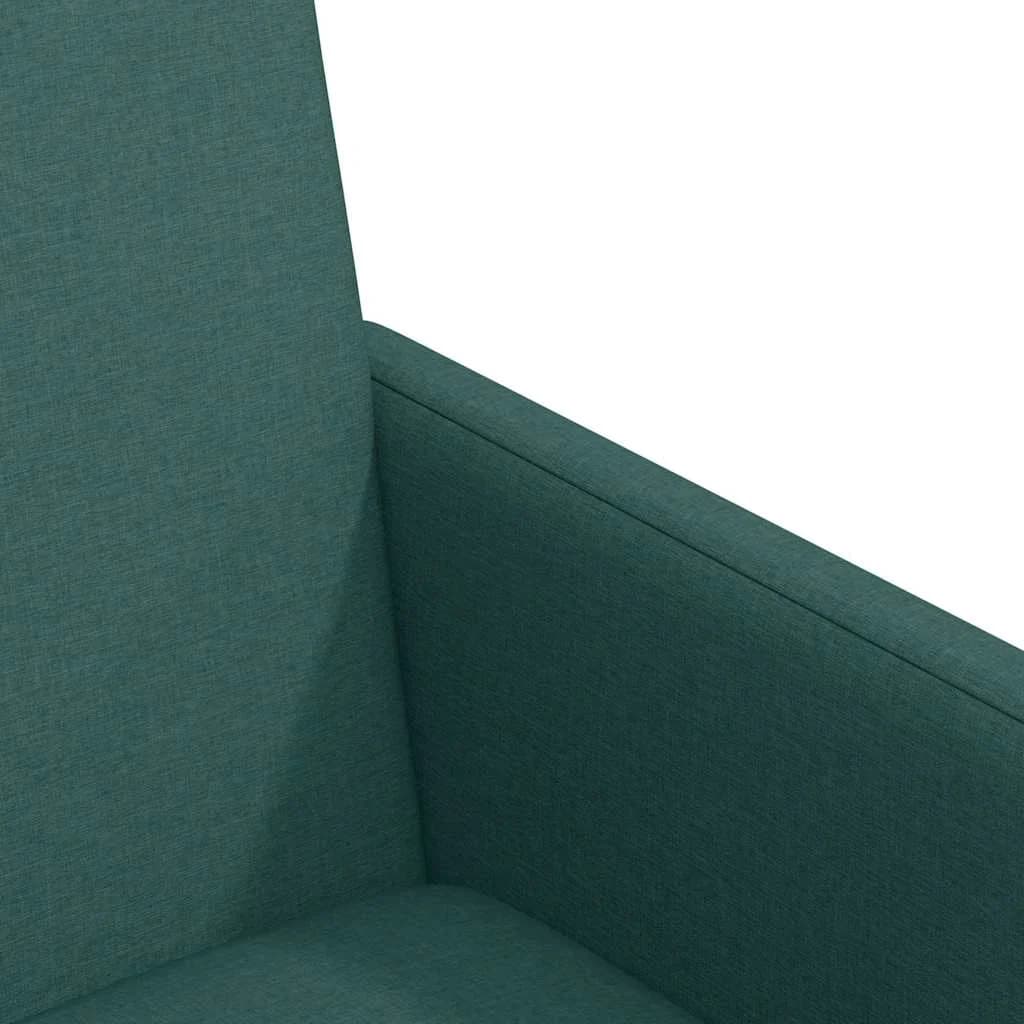 Jedilni stoli s kolesi 2 kos blago Temno zelena 57 x 66 x 94 cm - slika 7