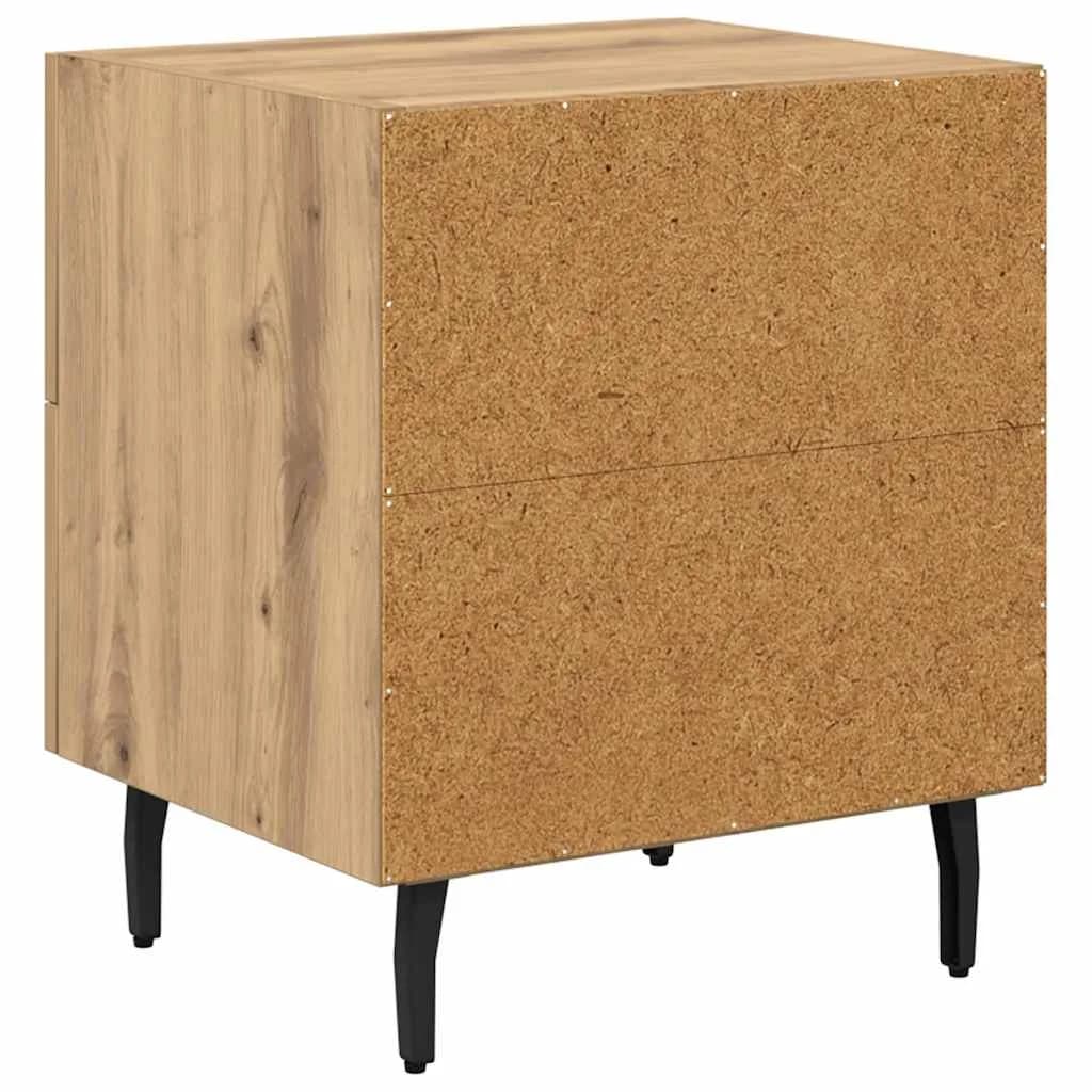 Nočna omarica Umetni hrast 40 x 35 x 47,5 cm Inženirski les - slika 8