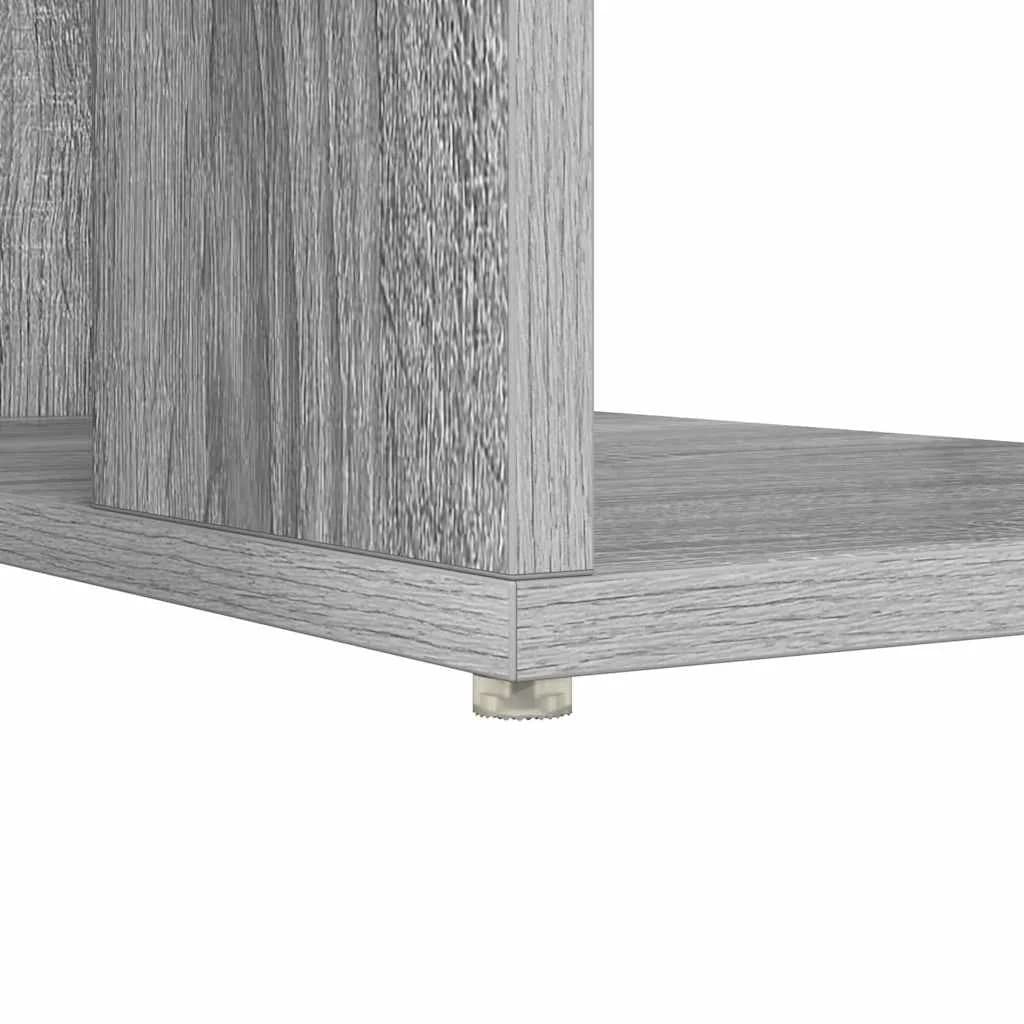 Miza Siva Sonoma Inženirski les 130 x 50.5 x 75 cm - slika 9