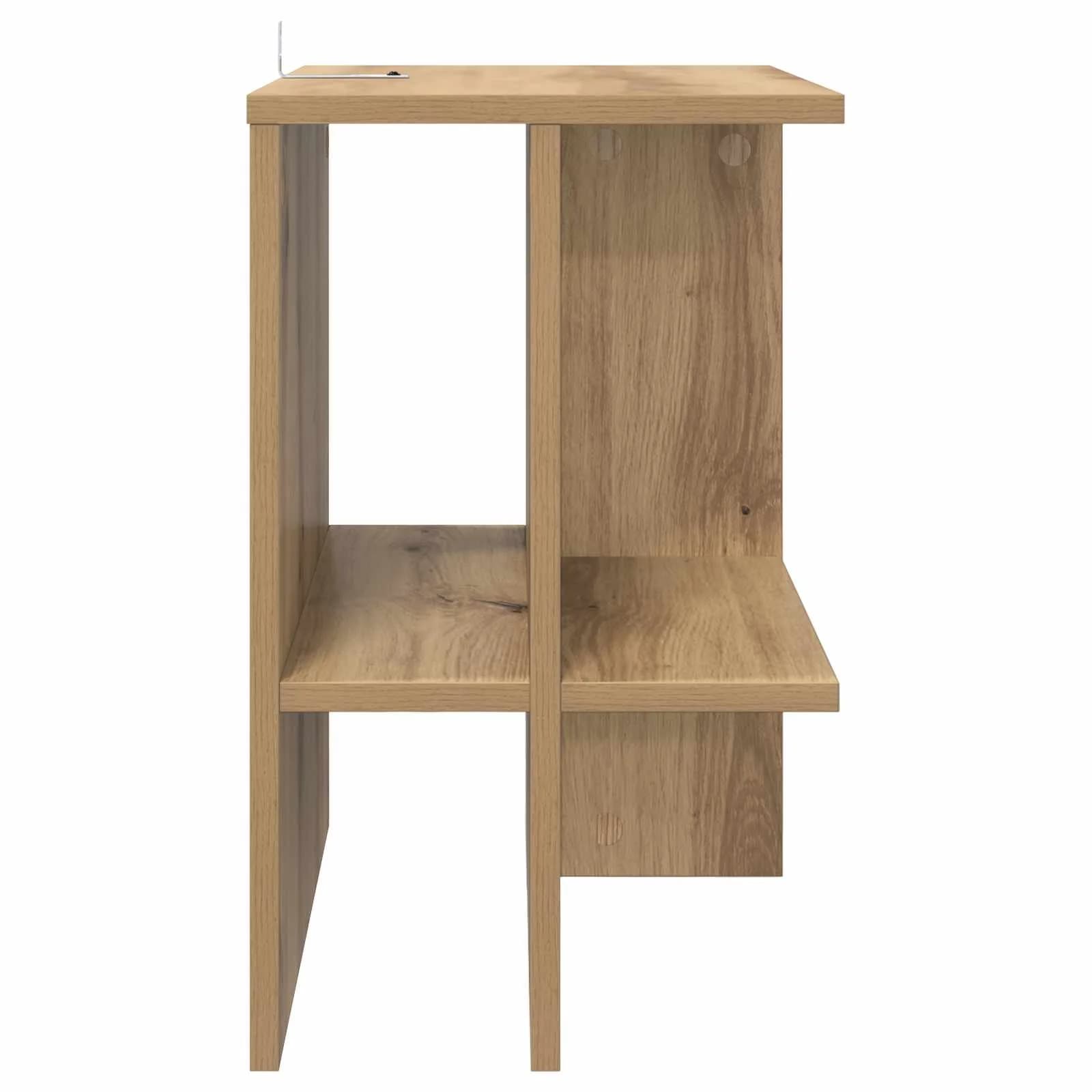 Klubska miza 2 kos Artisan hrast 40 x 30 x 49 cm Inženirski les - slika 7