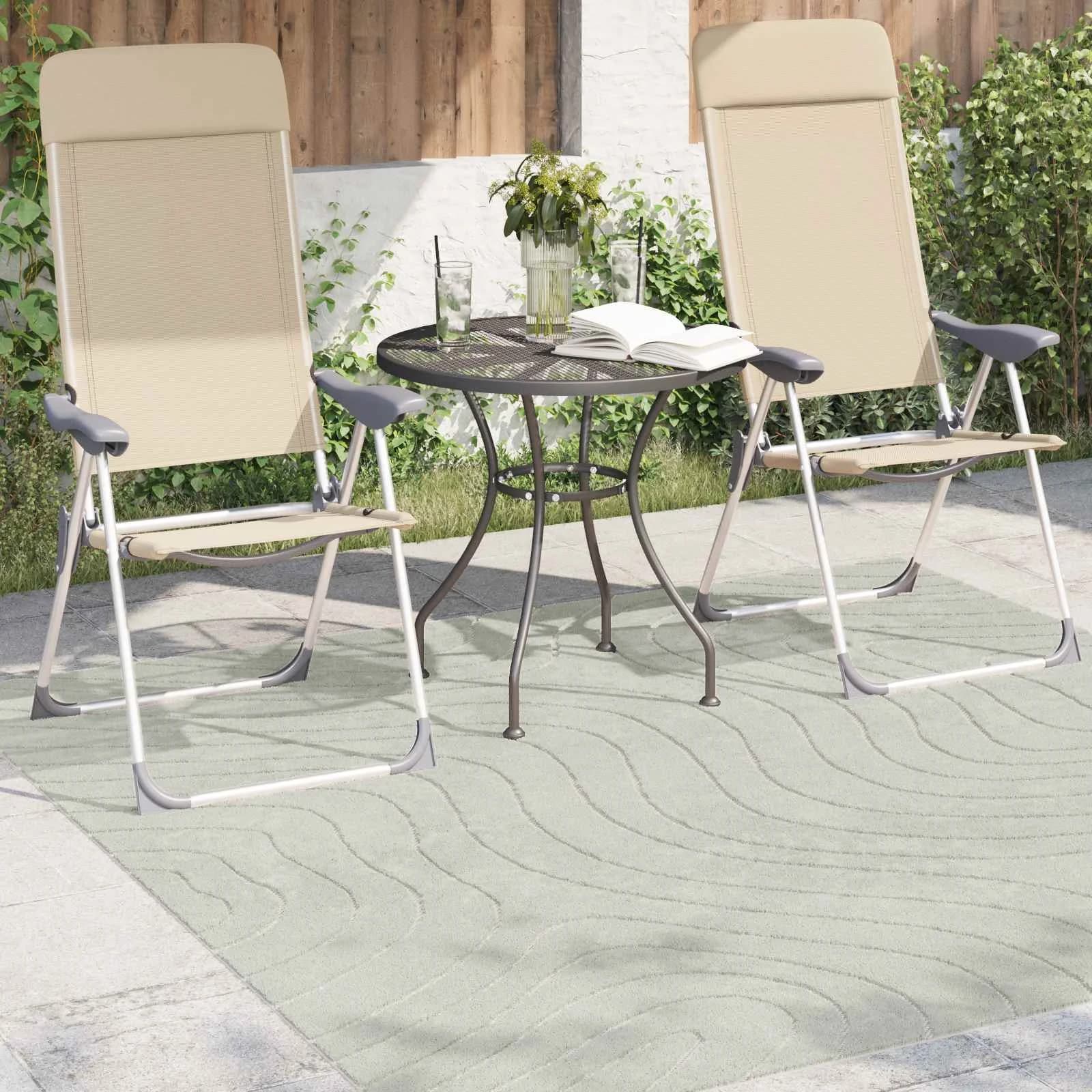 Preproge za površine PALMERAS Zelena 120 x 120 cm Poliester - slika 3