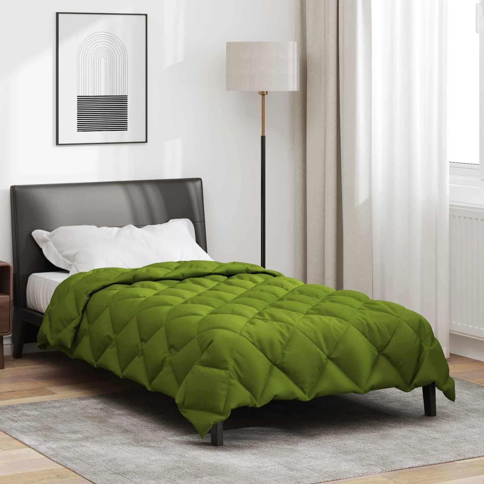 Zimska posteljnina 135 x 200 cm 450 gsm Zelena - slika 1