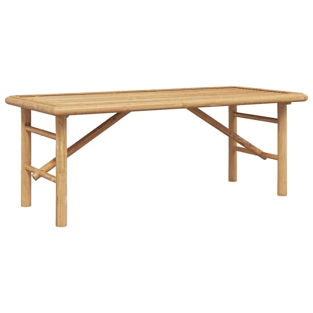 Klubska miza Rjava 110 x 50 x 43 cm Bambus - slika 5