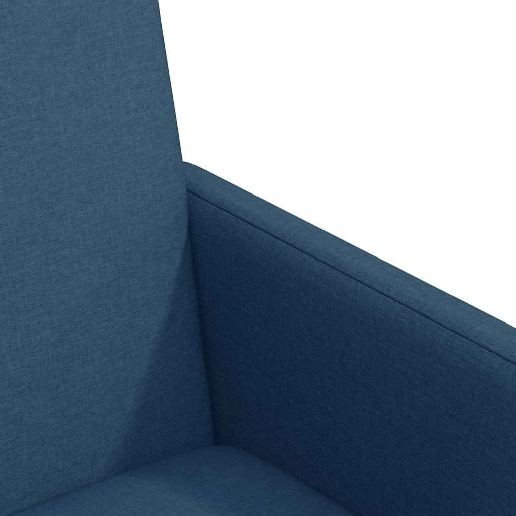 Jedilni stoli s kolesi 2 kos blago Modra 57 x 66 x 94 cm - slika 7