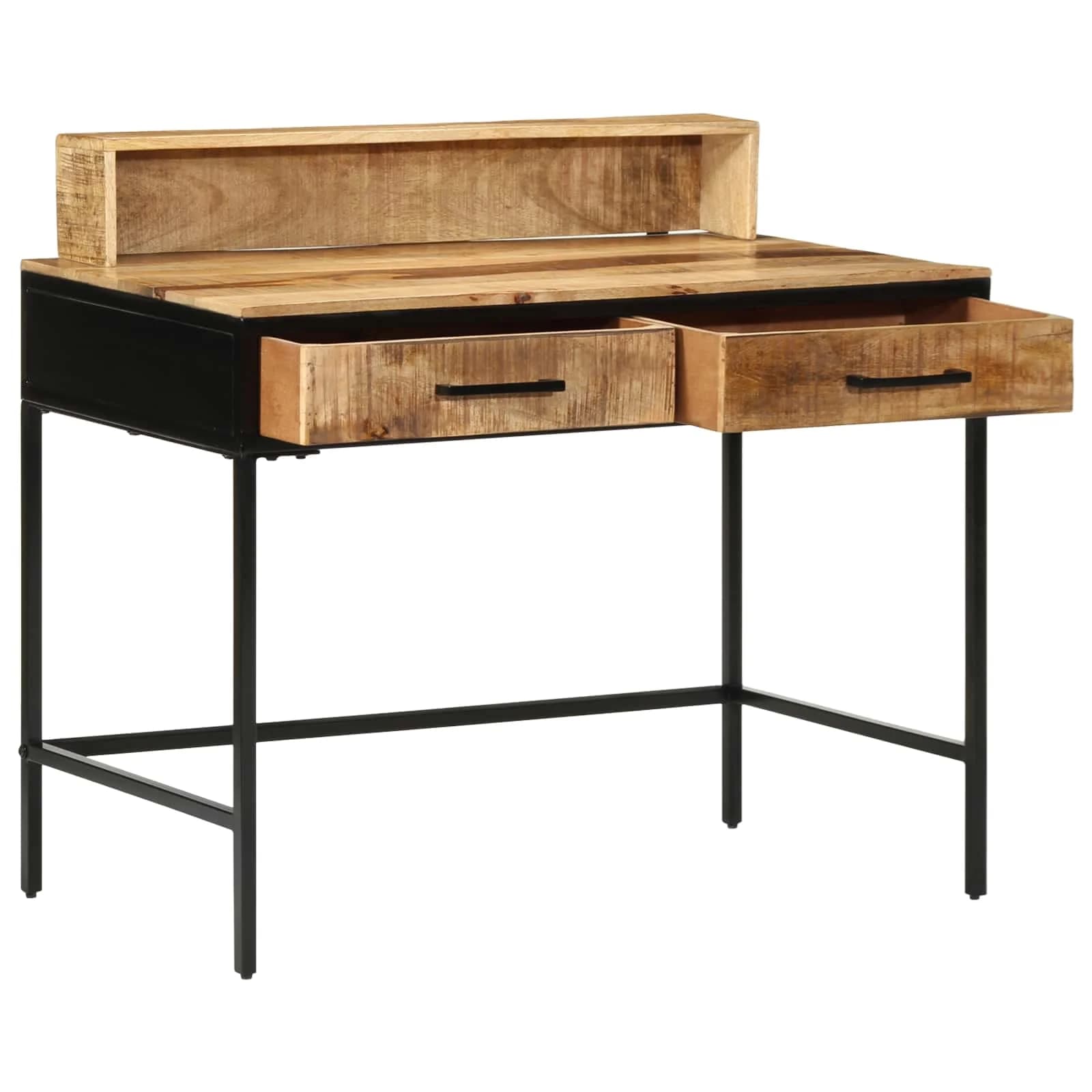 Konzolna miza s predalom Rjava 100 x 55 x 89.5 cm - slika 2