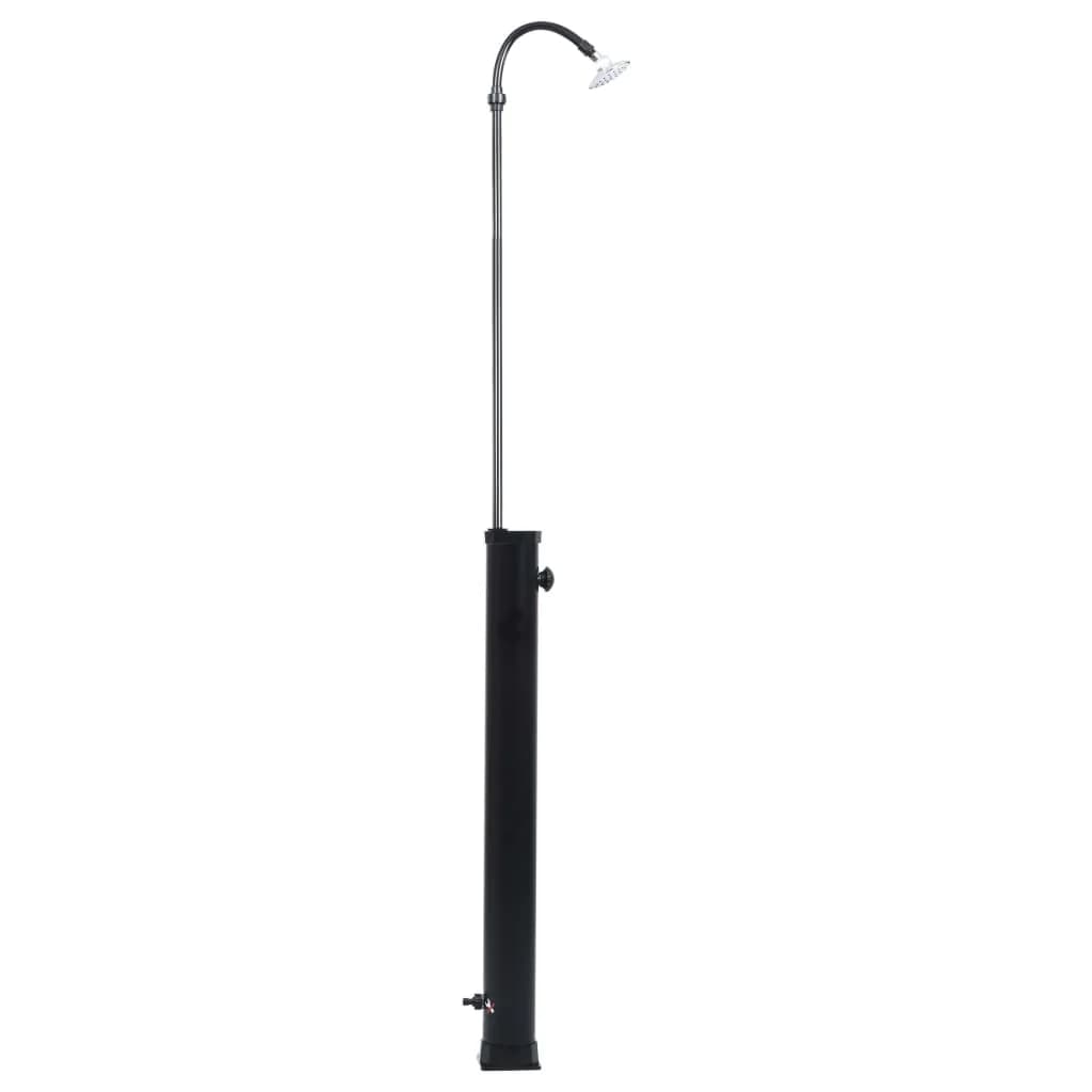 Vrtni solarni tuš črn 215 cm 8 L - slika 5