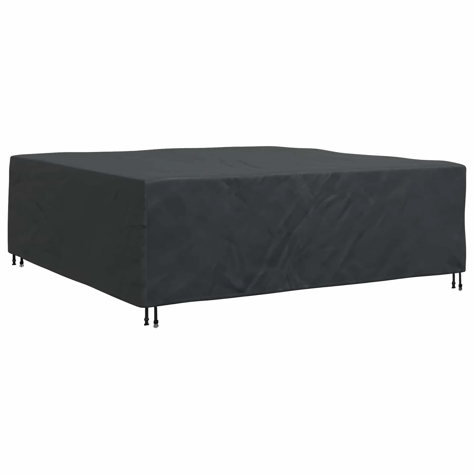 Prevleka za pohištvo Enobarvno Črna 235 x 235 x 70 cm 420D - slika 10